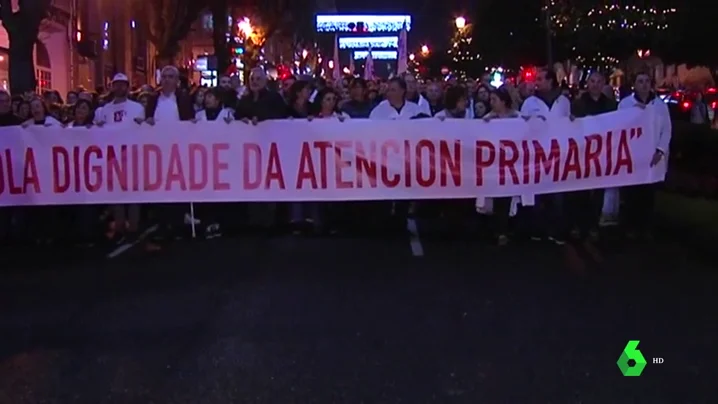 Profesionales y pacientes de la Sanidad se manifiestan por la sobrecarga de la atención primaria