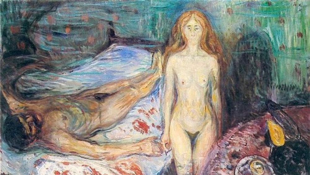 Muerte de Marat, de Edvard Munch