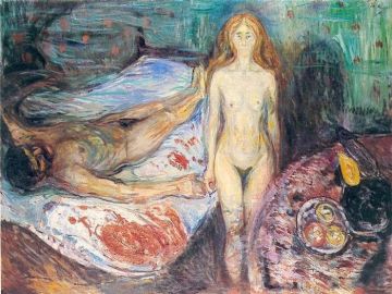 Muerte de Marat, de Edvard Munch Muerte de Marat, de Edvard Munch