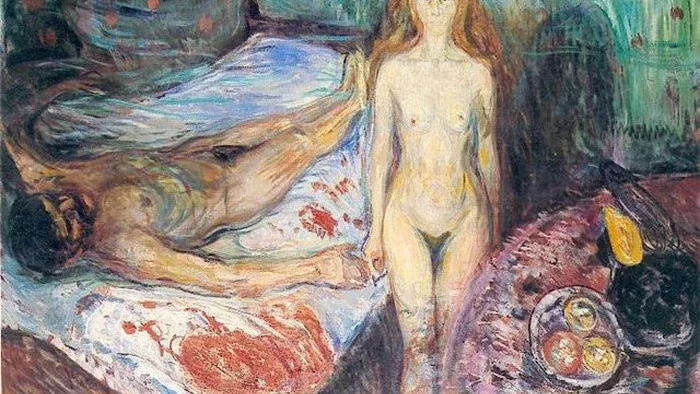 Muerte de Marat, de Edvard Munch