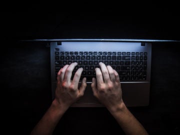 Imagen de archivo de un hacker Imagen de archivo de un hacker