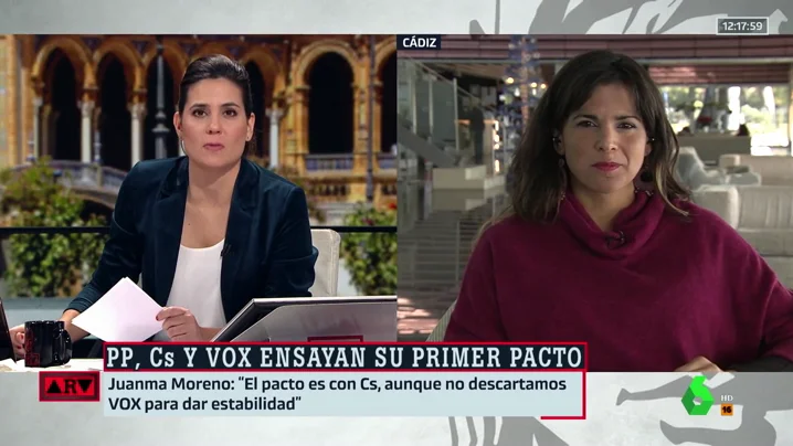 Teresa Rodríguez: "El acuerdo de PP, Cs y Vox pone en riesgo los derechos conquistados con mucho esfuerzo por el pueblo andaluz"