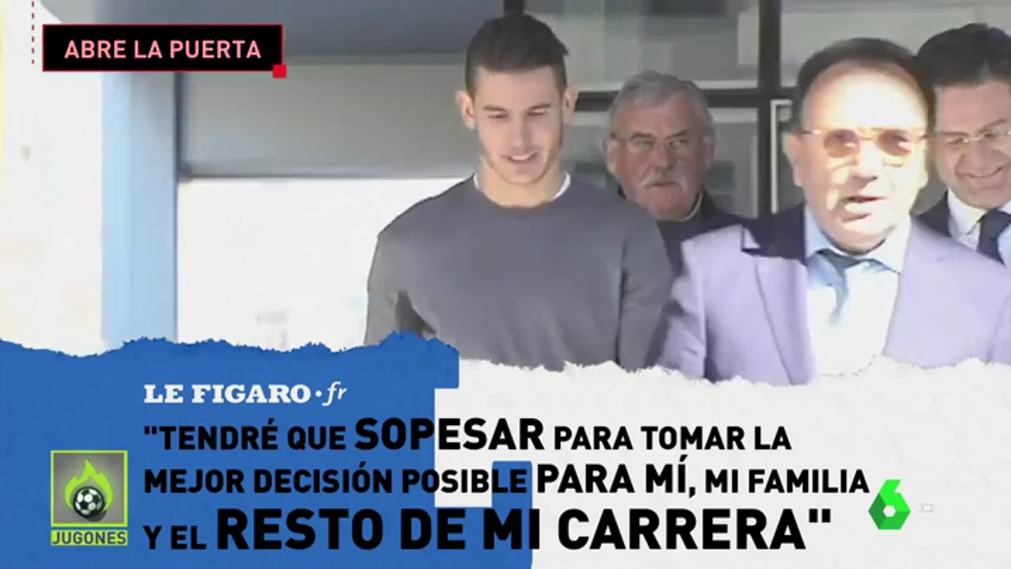 Lucas Hernández asegura que está "bien" en Madrid pero no descarta su marcha en un futuro Lucas Hernández asegura que está "bien" en Madrid pero no descarta su marcha en un futuro