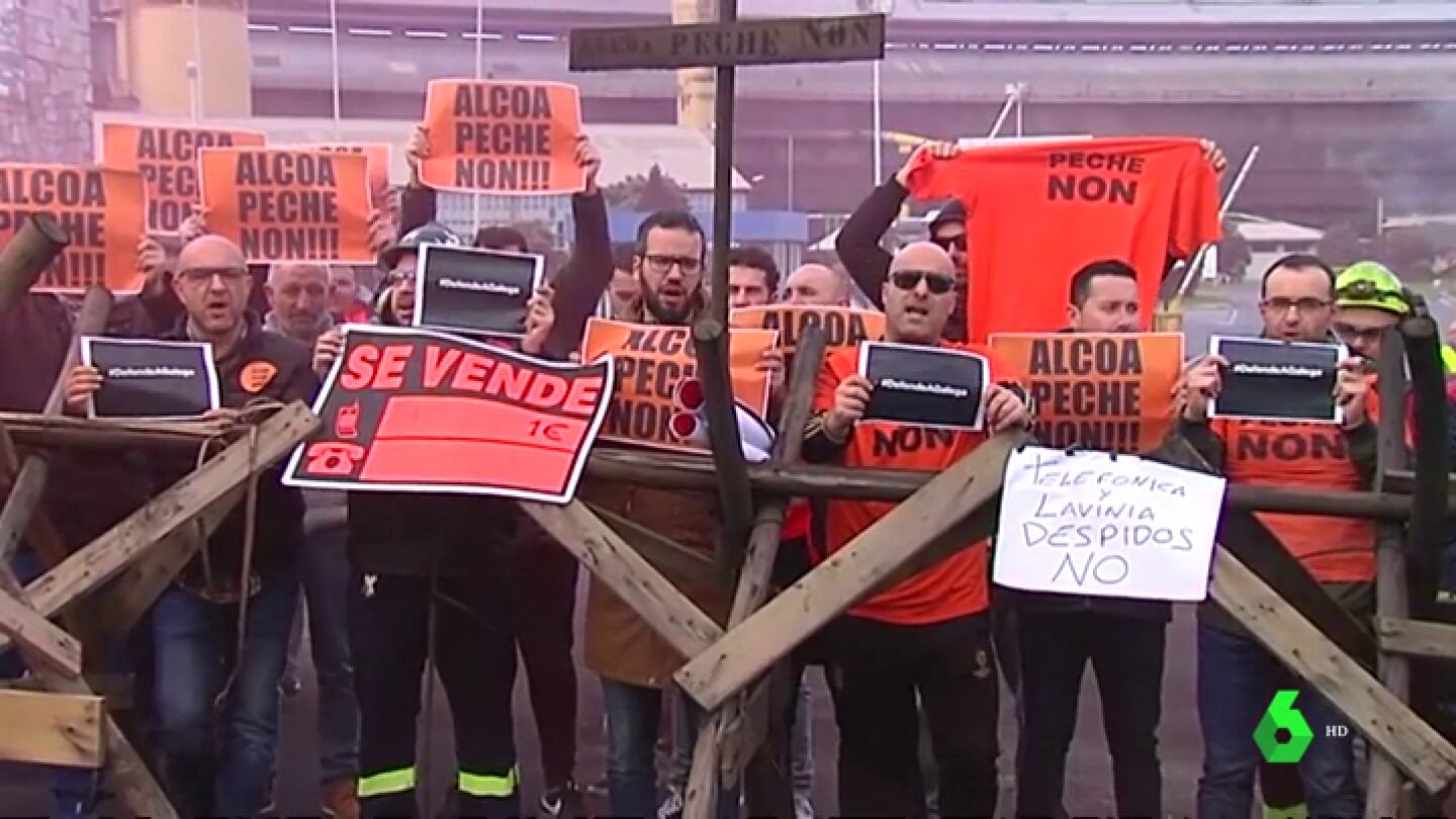 Los trabajadores de Alcoa anuncian m&aacute;s movilizaciones tras la reuni&oacute;n con la empresa