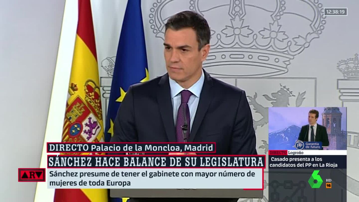 El presidente del Gobierno, Pedro S&aacute;nchez