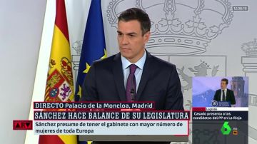 El presidente del Gobierno, Pedro Sánchez