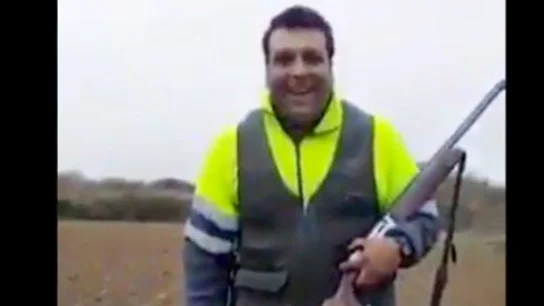 Cazador detenido Cazador detenido