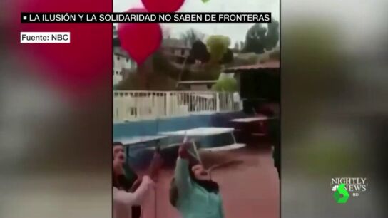 Una ni&ntilde;a env&iacute;a su carta a Pap&aacute; Noel con un globo y recibe una sorpresa que no esperar&iacute;a jam&aacute;s