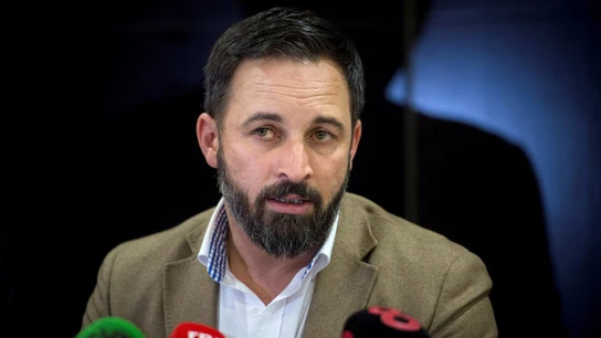 Santiago Abascal ante los medios Santiago Abascal ante los medios