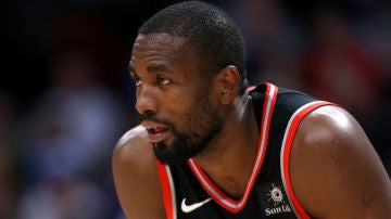 Serge Ibaka, con los Raptors