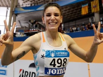 Imagen de archivo de la atleta Laura Bueno Imagen de archivo de la atleta Laura Bueno
