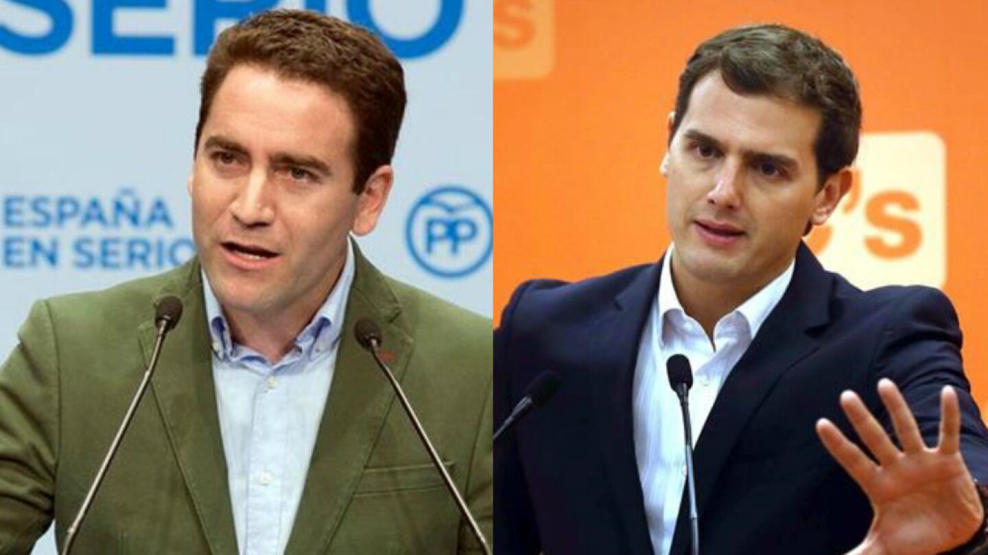 Albert Rivera y Teodoro Garc&iacute;a Egea