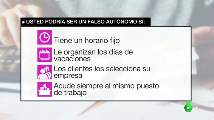 Falsos autónomos