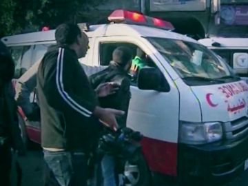 Imagen de un periodista detenido Imagen de un periodista detenido