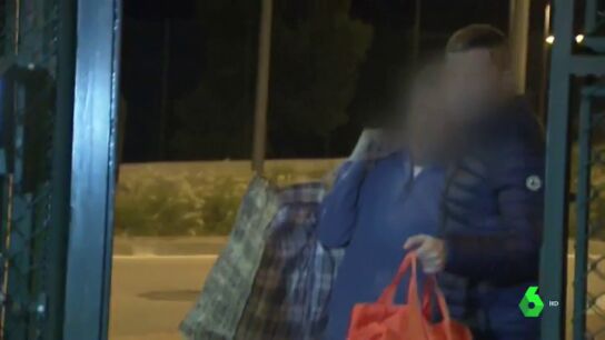 Jordi Magent&iacute; saliendo de la c&aacute;rcel