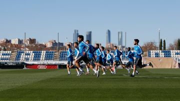 El Real Madrid, en un entrenamiento