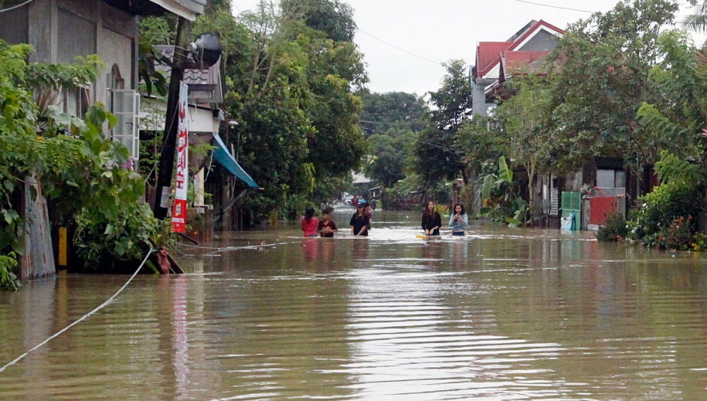 Imagen de las inundaciones en Filipinas