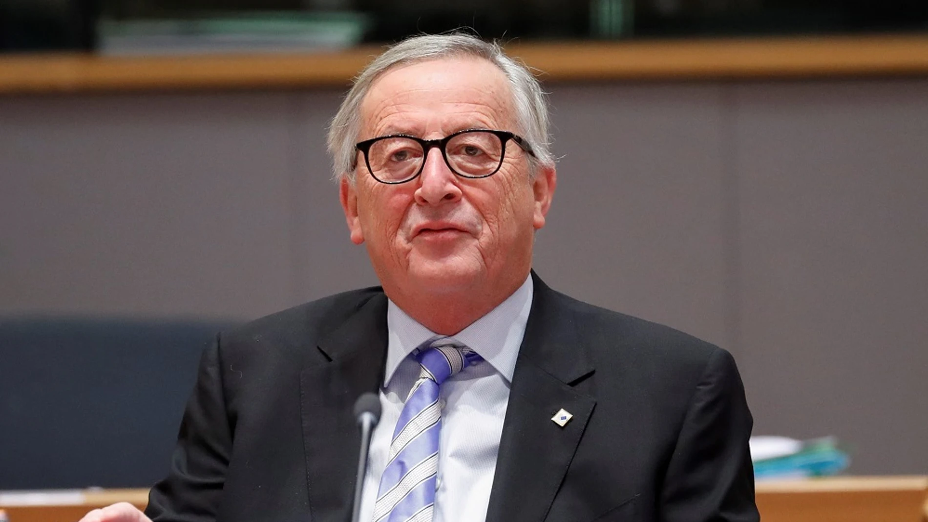 Imagen del presidente de la Comisión Europea, Jean-Claude Juncker, en Bruselas