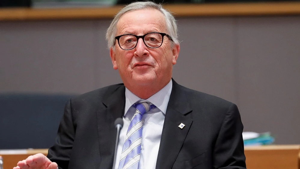 Imagen del presidente de la Comisión Europea, Jean-Claude Juncker, en Bruselas