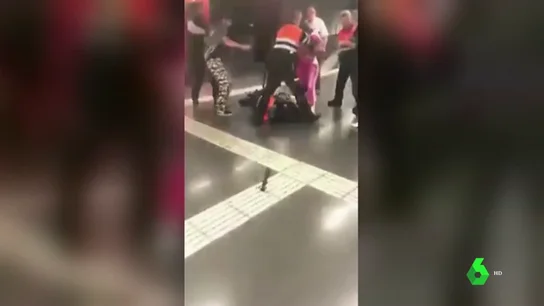 Trabajadores de seguridad del Metro de Barcelona Trabajadores de seguridad del Metro de Barcelona