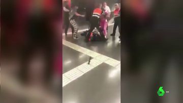 Trabajadores de seguridad del Metro de Barcelona