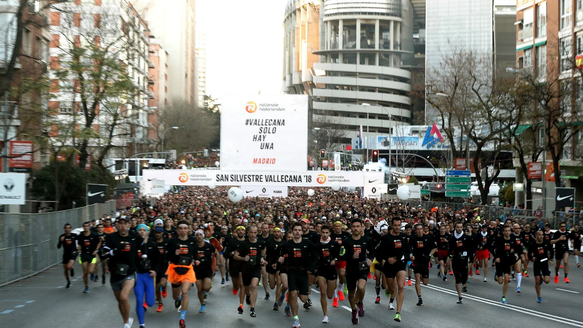 Salida de la carrera popular de la San Silvestre