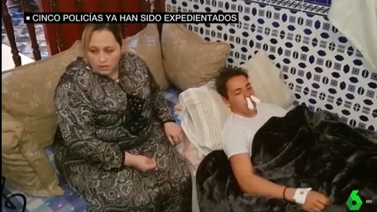 Madre del menor apaleado por varios policías en Melilla Madre del menor apaleado por varios policías en Melilla