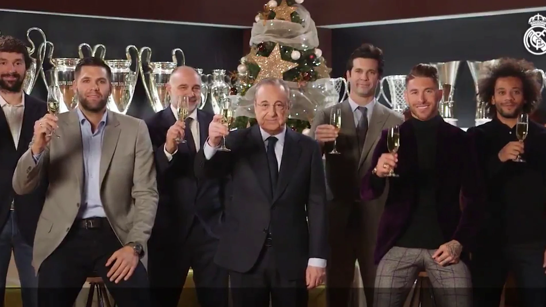El Real Madrid felicita el Año Nuevo