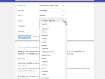 Alertas de Google