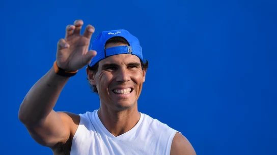 Rafa Nadal, en Brisbane Rafa Nadal, en Brisbane