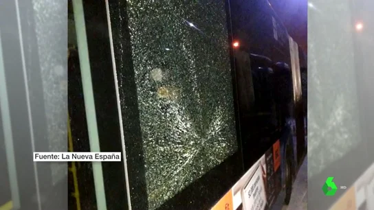 Autobuses de TUA apedreados Autobuses de TUA apedreados
