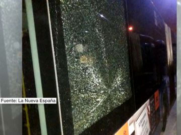 Autobuses de TUA apedreados Autobuses de TUA apedreados