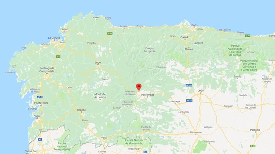 Ubicación de Valtuille de Arriba Ubicación de Valtuille de Arriba