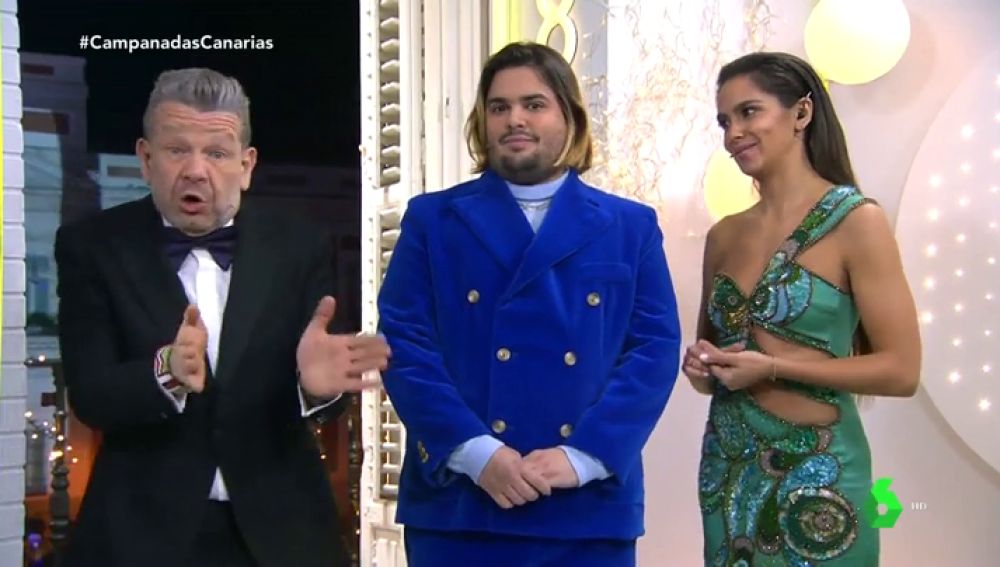 Esto es un vestido!": la sorpresa de Chicote al ver a Cristina Pedroche en  las Campanadas de Canarias