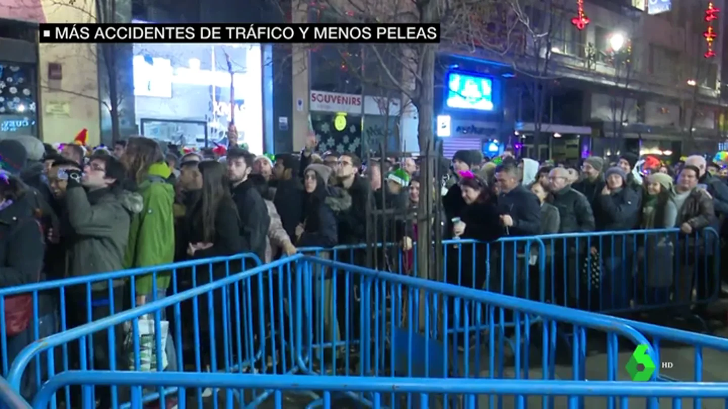 Así ha sido la Nochevieja de 2019: aumentan los accidentes de tráfico y disminuyen las peleas Así ha sido la Nochevieja de 2019: aumentan los accidentes de tráfico y disminuyen las peleas