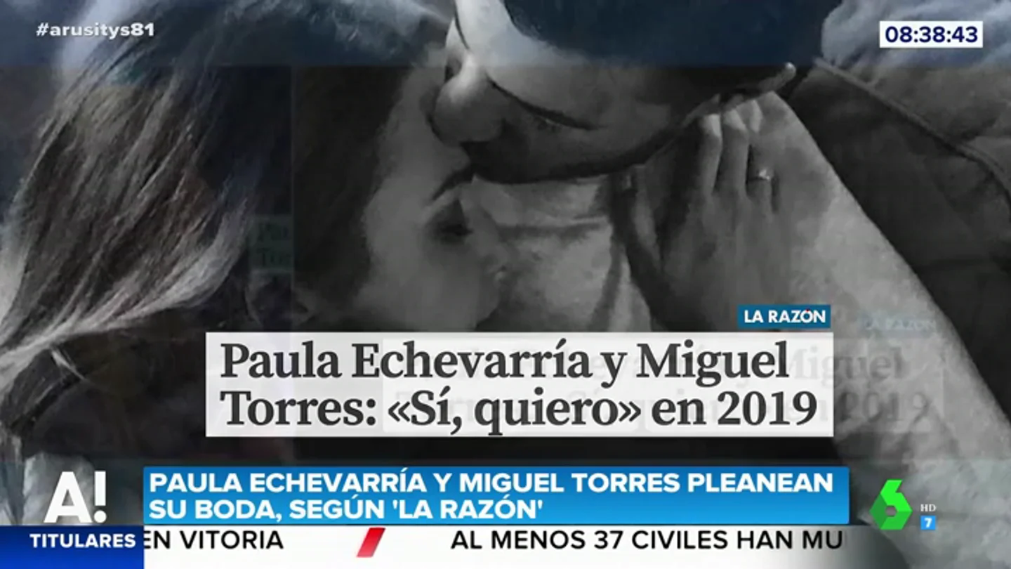 Paula Echevarría y Miguel Torres Paula Echevarría y Miguel Torres