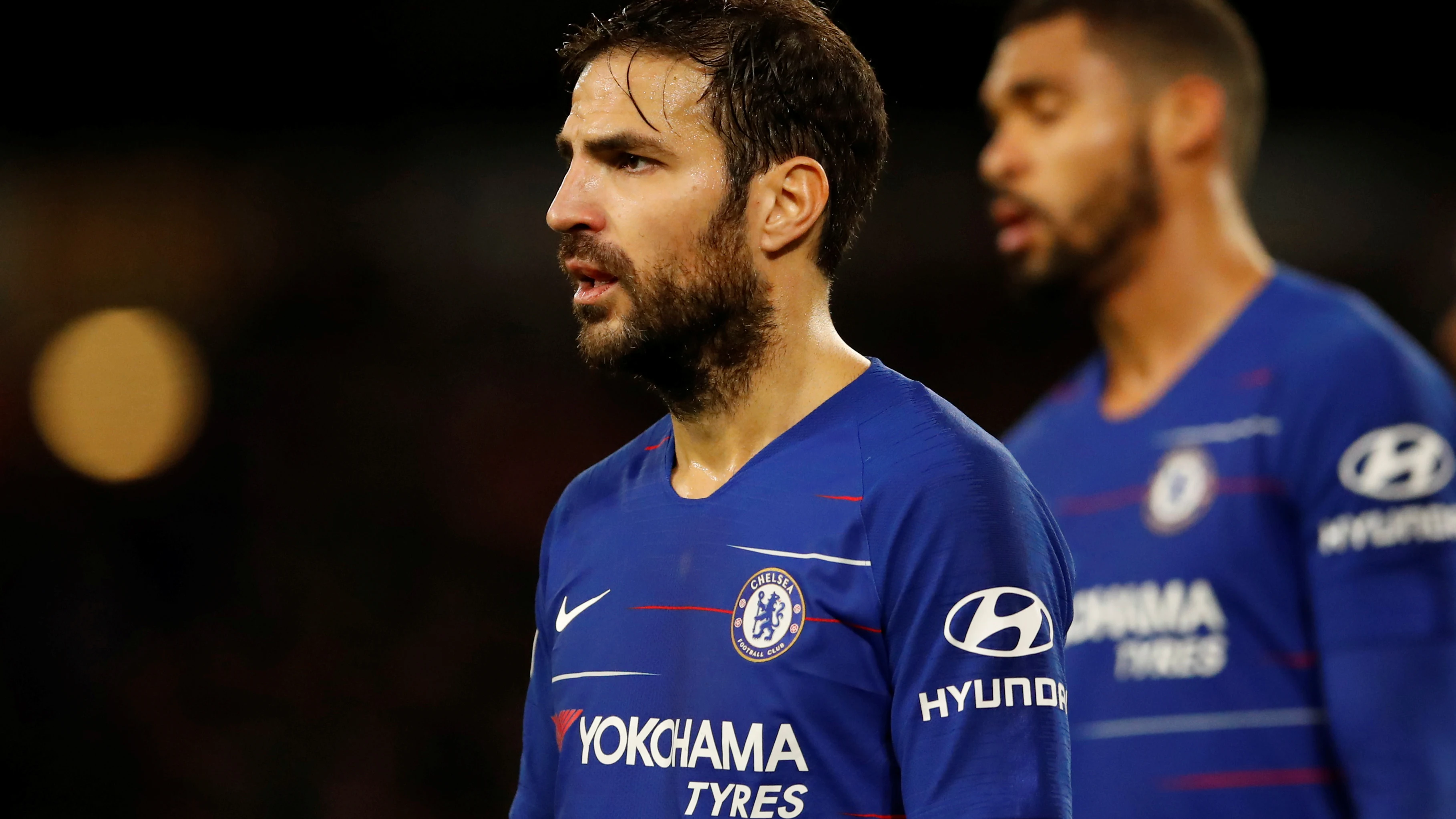 Cesc Fàbregas en un partido con el Chelsea