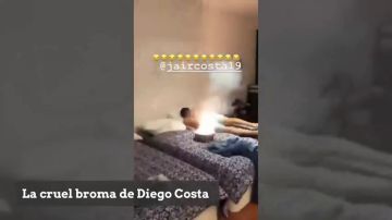 La cruel broma de Diego Costa: despierta en Año Nuevo a su hermano con una olla de petardos