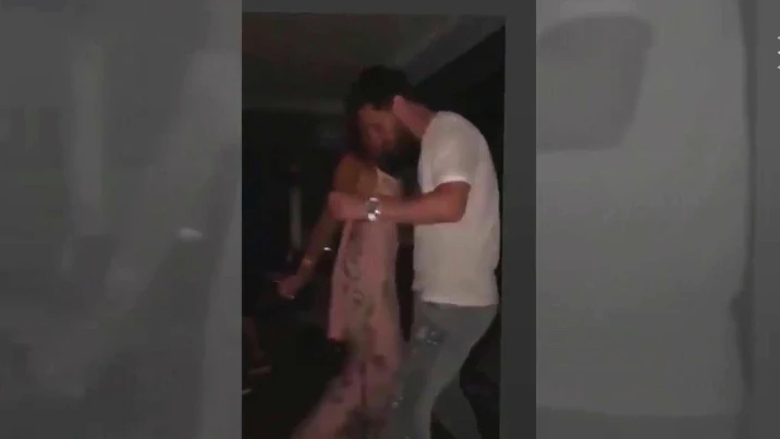 El baile de Messi y Antonella