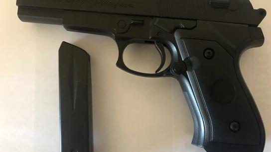 Imagen de la pistola de juguete. Imagen de la pistola de juguete.