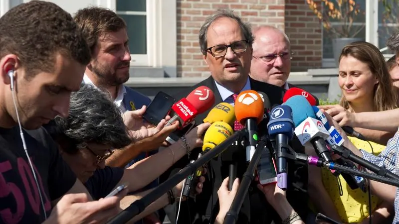 El presidente de la Generalitat, Quim Torra El presidente de la Generalitat, Quim Torra