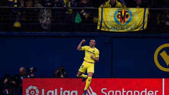 Cazorla celebra su primer gol ante el Real Madrid Cazorla celebra su primer gol ante el Real Madrid