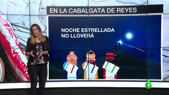 Isabel Zubiaurre nos adelanta qué tiempo hará en la Cabalgata de Reyes Isabel Zubiaurre nos adelanta qué tiempo hará en la Cabalgata de Reyes