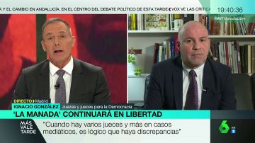 Ignacio González, Jueces para la Democracia, sobre la Manada: "Estos señores gozan de presunción de inocencia. No hay condena firme"