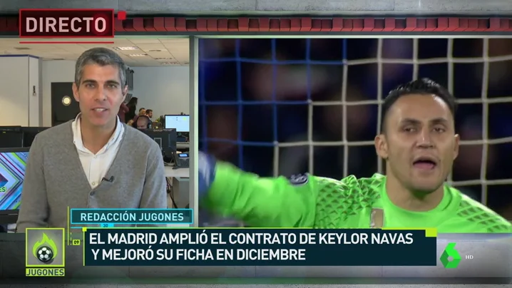 El Madrid renovó a Keylor hasta 2021 por su trayectoria