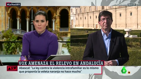 Juan Marín en una entrevista Juan Marín en una entrevista