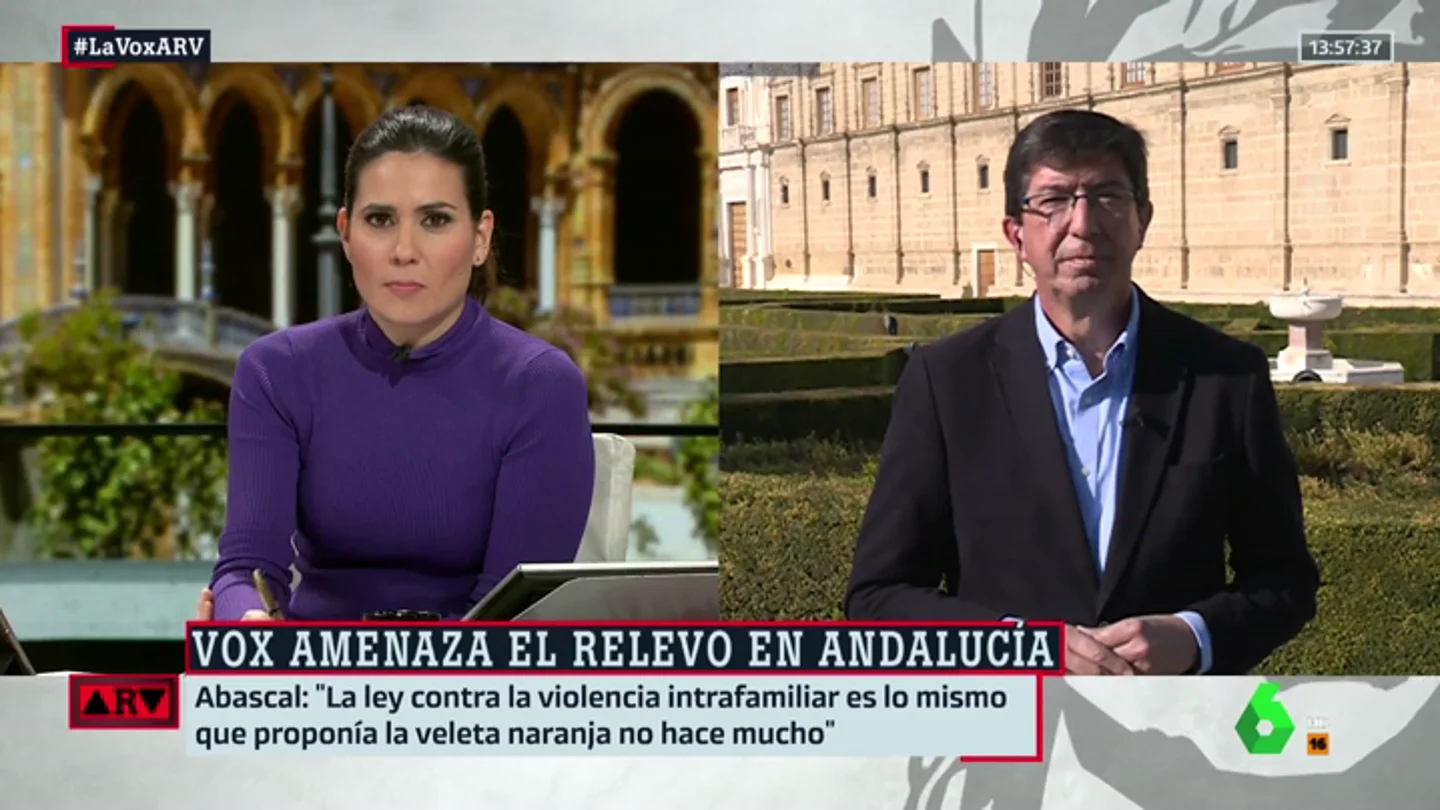 Juan Marín en una entrevista Juan Marín en una entrevista