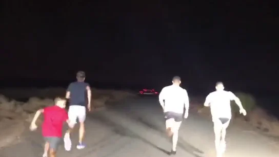 La carrera nocturna de Cristiano Ronaldo en el desierto de Dubái La carrera nocturna de Cristiano Ronaldo en el desierto de Dubái