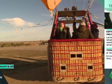 Volar a más de 550 metros de altura con una base de mimbre y tela: así es un viaje en globo aerostático Volar a más de 550 metros de altura con una base de mimbre y tela: así es un viaje en globo aerostático