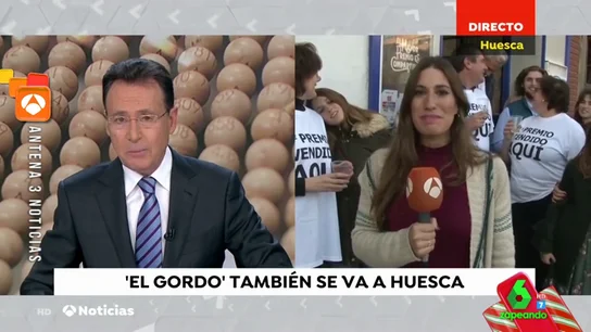La periodista que conectó en directo con Matías Prats tras tocarle 'El Gordo' La periodista que conectó en directo con Matías Prats tras tocarle 'El Gordo'